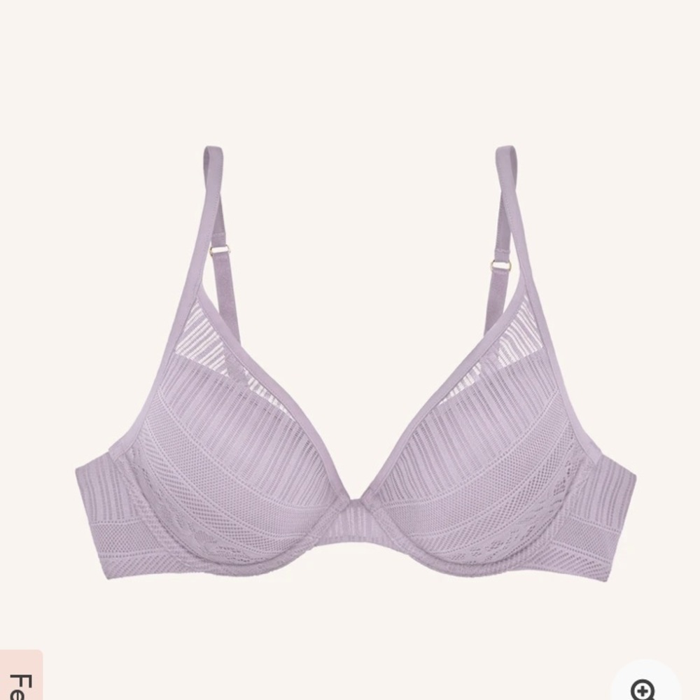 Third Love Everyday Lace Uplift Plunge Bra
